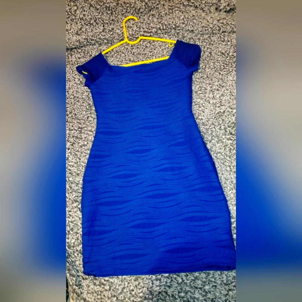 A beautiful blue dress